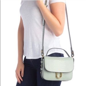 New Jcrew Italian leather soft pink bag